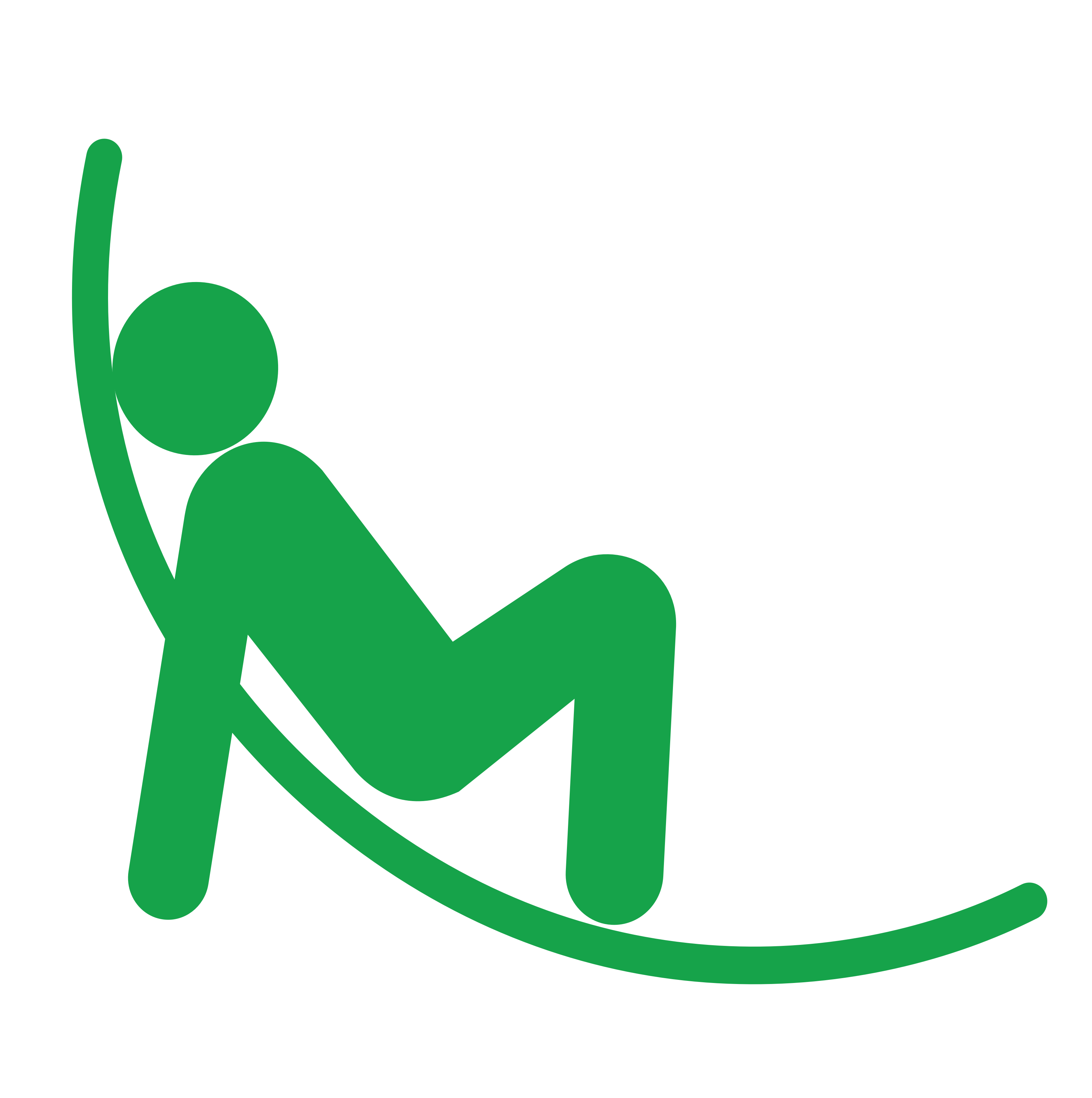 Icon representing relaxation during the fundraiser